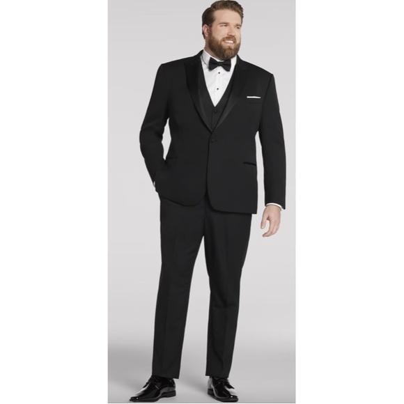 Full Tuxedo Including Vest 48L Pants 36-44" waist 32" inseam Gently worn Tough